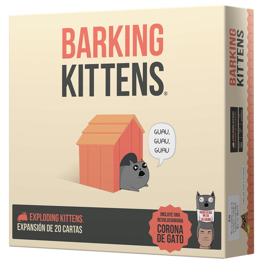 Barking kittens. Expansión Exploding Kittens